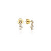 14K Gouden Chloe Diamanten Oorbellen