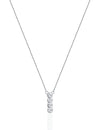 14K Gouden Illusie Diamanten Halsketting