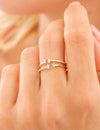 14K Gouden Soulmate Ring met Diamanten