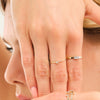 14K Gouden Vivien Baguette Diamanten ring