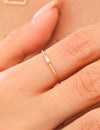 14K Gouden Alma Baguette Diamanten Ring