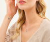 14K Gouden Pijl Diamanten Halsketting