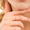 14K Solid Gold Love Diamond Ring
