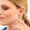 14K Gouden Bloem Diamanten Studs