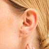 14K Gouden Emily Studs met Diamanten