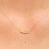 14K Solid Gold Chloe Diamond Necklace
