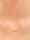 14K Solid Gold Chloe Diamond Necklace