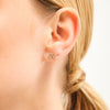 14K Gouden Romantische Diamanten Oorbellen