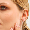 14K Gouden Bloem Diamanten Studs