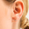 14K Gouden Emily Studs met Diamanten
