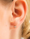 14K Gouden Emily Studs met Diamanten