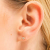 14K Gouden Emily Studs met Diamanten
