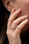 14K Gouden Vivien Baguette Diamanten ring